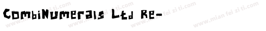 CombiNumerals Ltd Re字体转换